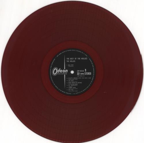 The Hollies The Best Of The Hollies - Red Vinyl Japanese vinyl LP